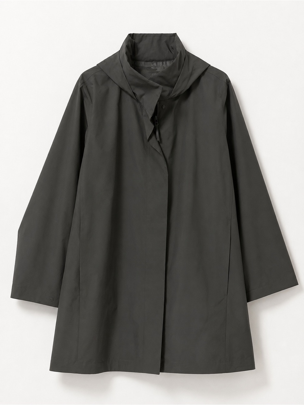 Uniqlo Dark Green Hooded Trench Coat - Picture 1 of 3